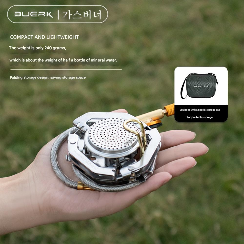 Portable Stove, - 30℃ Ignition,450g Titanium - Grade 8 - Level Windproof,2H Full Power,Summit Survival Kit - URANBATO