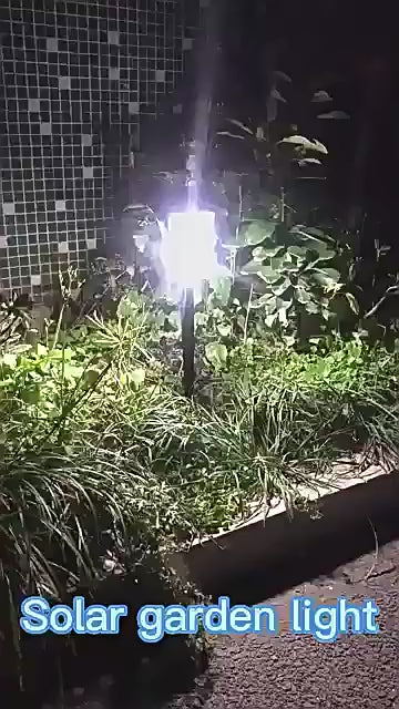 New solar waterproof human body induction wall lamp, garden lighting can be plugged into the ground or wall-mounted, outdoor lawn LED landscape light, white light and warm light dual color, automatically lights up when people come