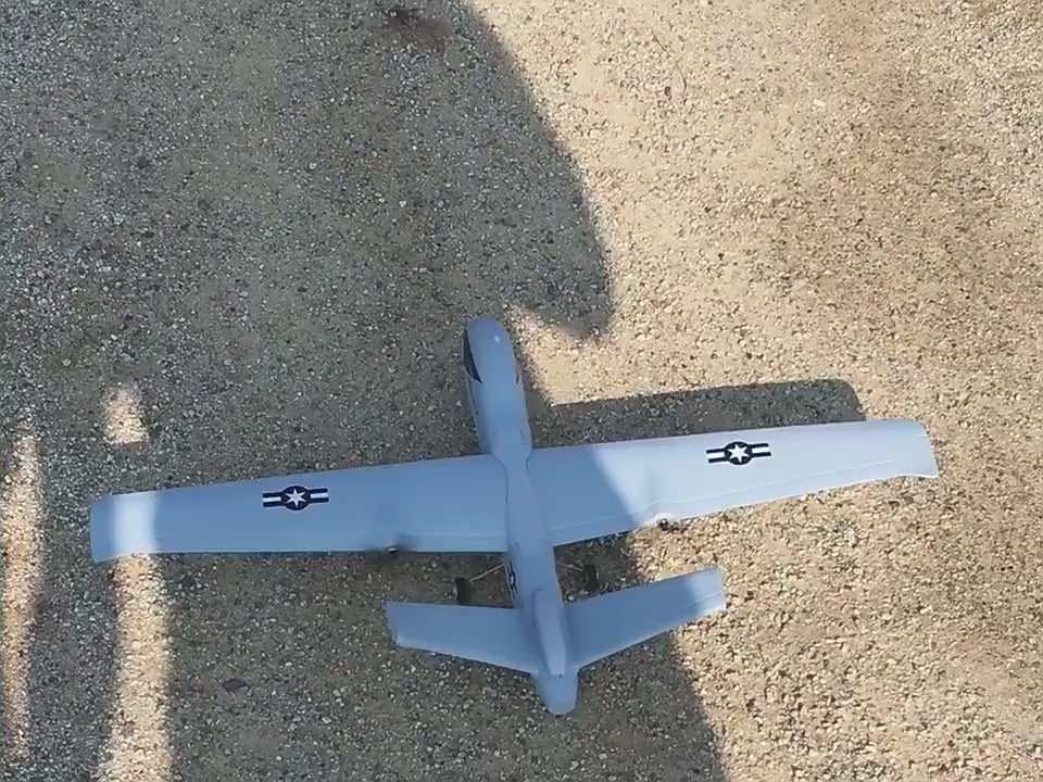 Load video: Z51 remote control aircraft, fixed-wing foam aircraft, glider fighter aircraft model for children