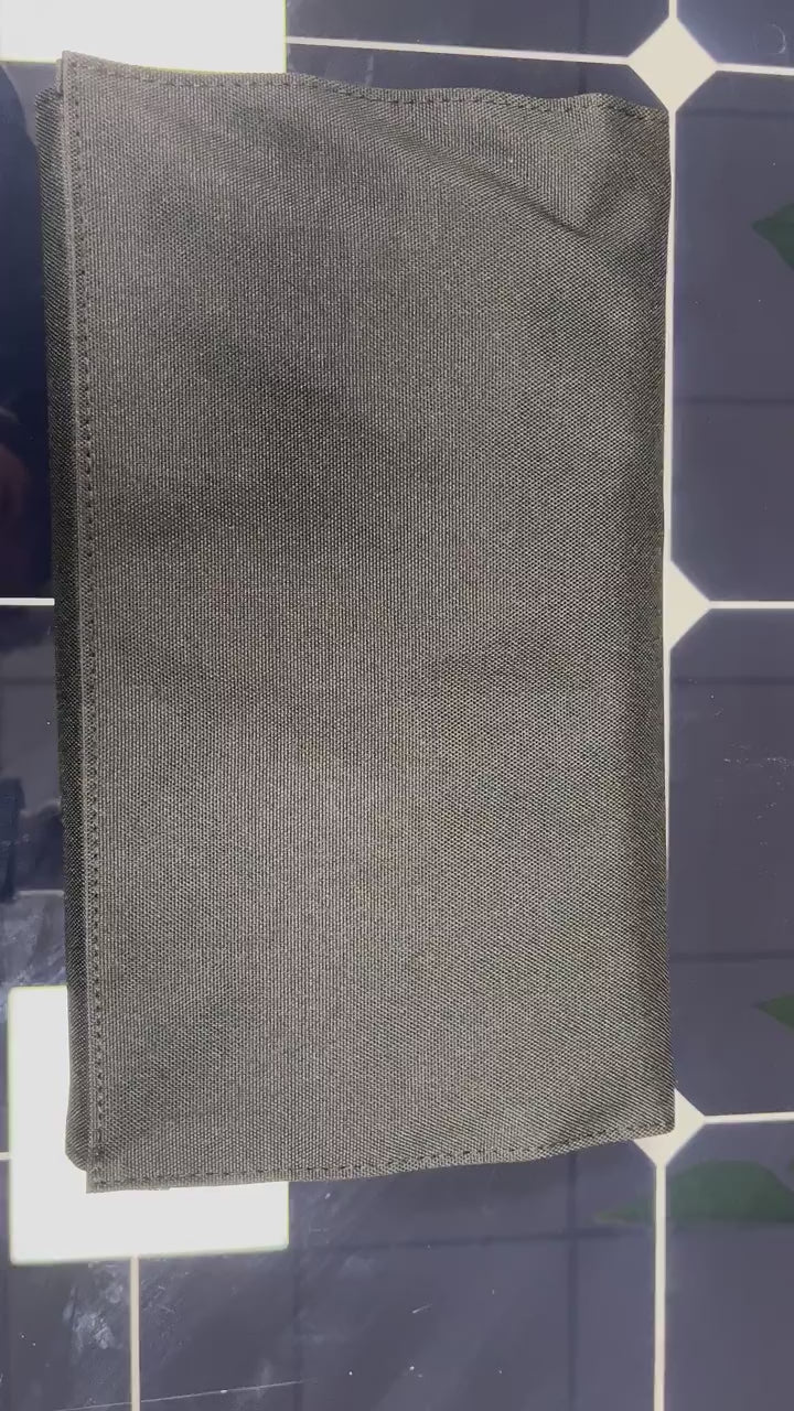 Load video: Portable 30W solar cell foldable charging board, outdoor emergency mobile phone charging foldable bag, compatible with most solar generators, foldable and lightweight