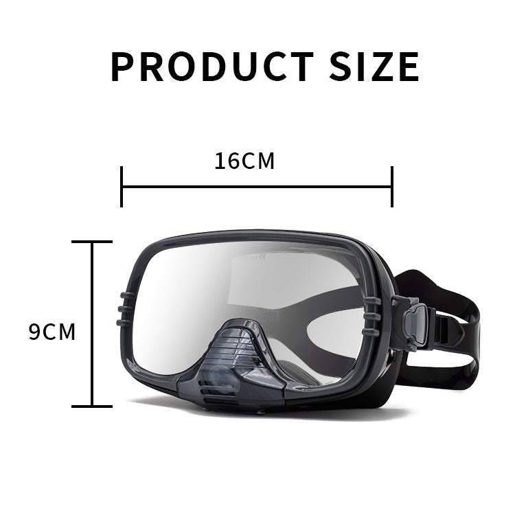 [Professional diving goggles] Uranbato free diving goggles, waterproof and fog - proof diving equipment, diving masks, drainable fisherman goggles - URANBATO