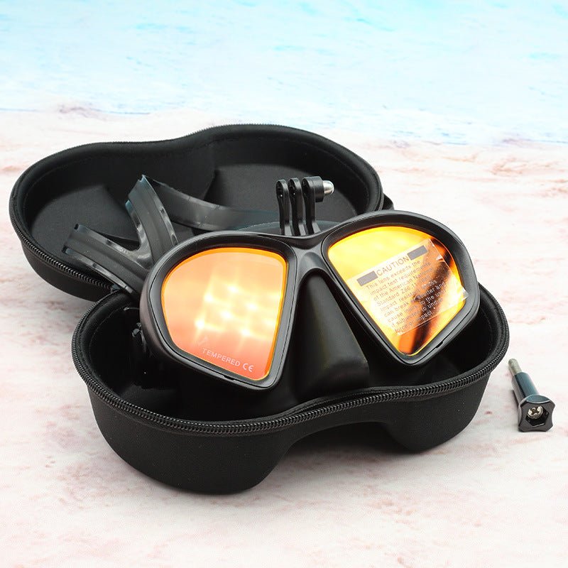 Professional men's and women's low - volume free diving goggles, snorkeling equipment, swimming goggles - URANBATO
