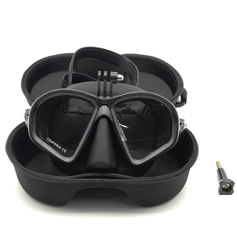 Professional men's and women's low - volume free diving goggles, snorkeling equipment, swimming goggles - URANBATO