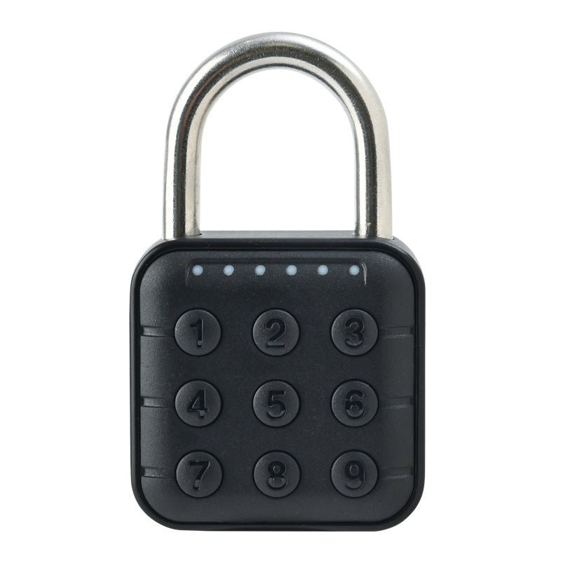 Smart button password padlock, home waterproof TUYA fingerprint lock, student fingerprint small lock - URANBATO