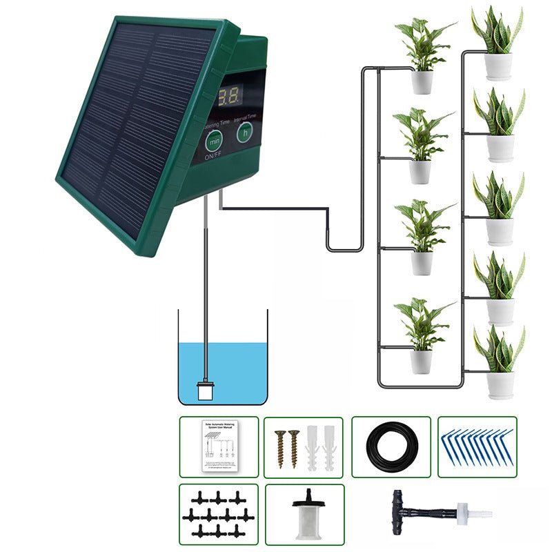 Solar energy Smart Irrigation,Cloud - Controlled Watering, App Scheduling,Water Savings,IP55 All - Weather Hub - URANBATO