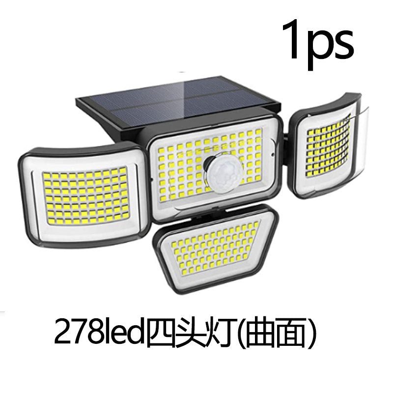 Solar Split Wall Light｜Human Sensor×3 - Way Control Zero Wiring,Adaptive Lighting,Stormproof IP65 - URANBATO