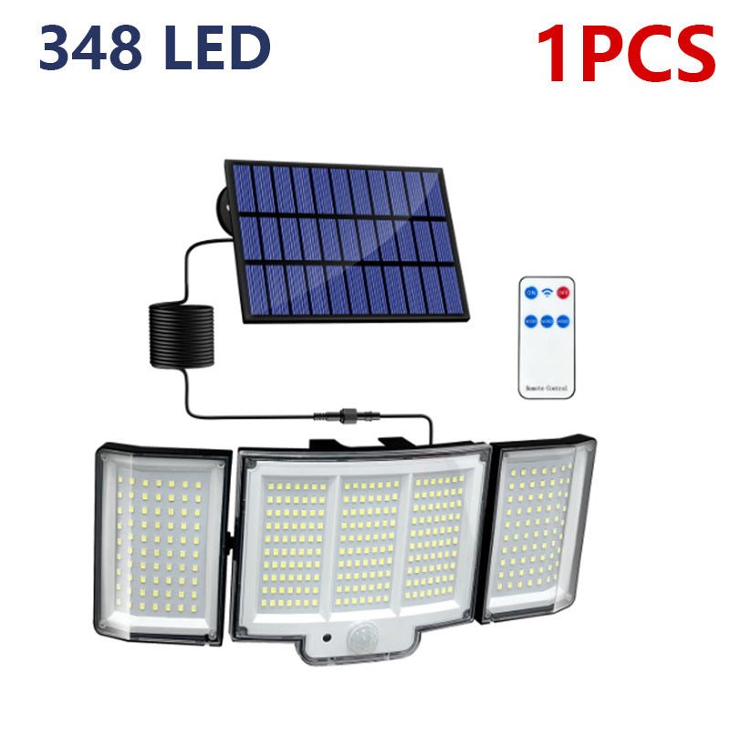 Solar Split Wall Light｜Human Sensor×3 - Way Control Zero Wiring,Adaptive Lighting,Stormproof IP65 - URANBATO