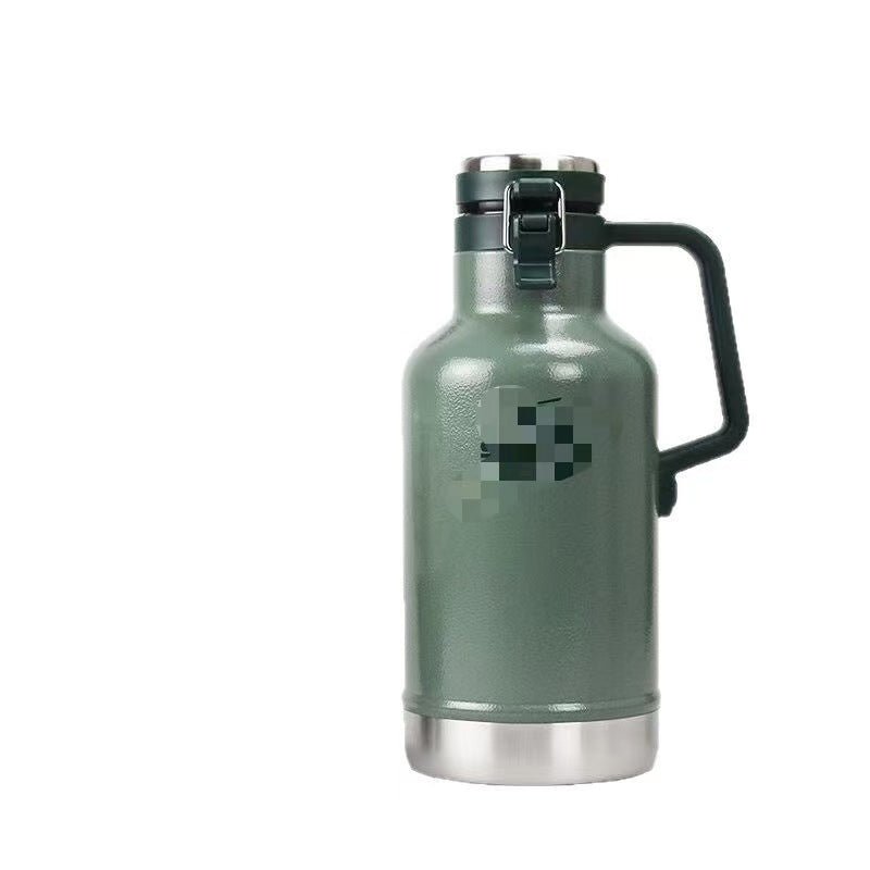 Stanley 1.9L large capacity craft beer kettle, North American vacuum insulation kettle, outdoor travel camping portable beer kettle, beer preservation kettle - URANBATO