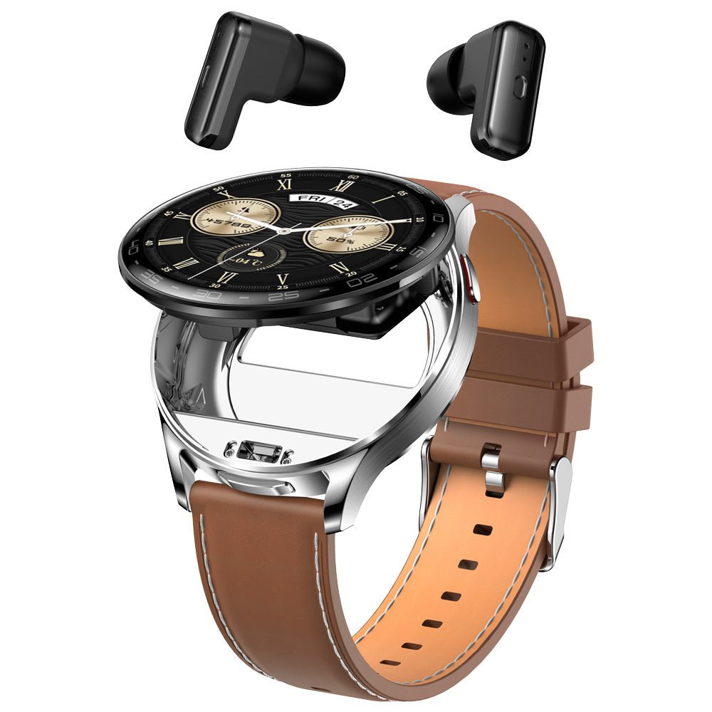 T97 2 - in - 1 smartwatch, TWS earphones, sports heart rate, blood oxygen and blood pressure monitoring, NFC offline payment - URANBATO