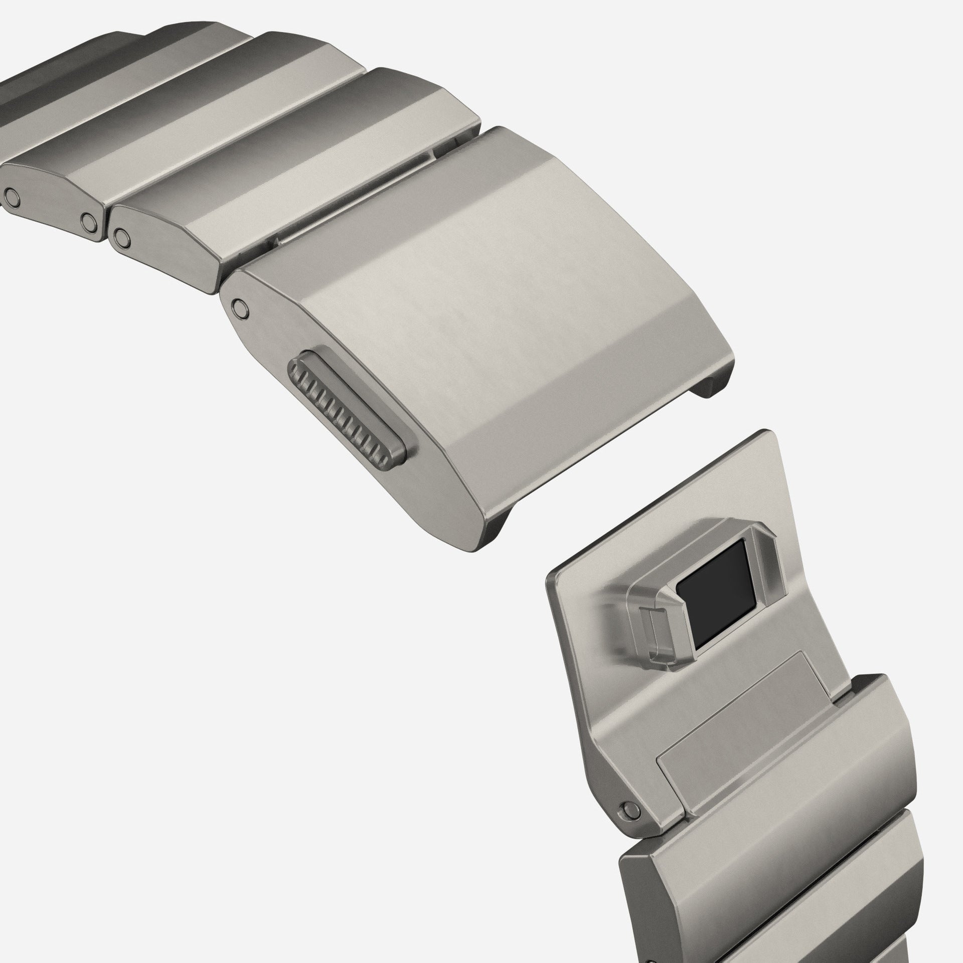 [Titanium Alloy Watch Band] Suitable for 49mm Apple Ultra Watch, smart watch stainless steel metal band, magnetic folding buckle - URANBATO