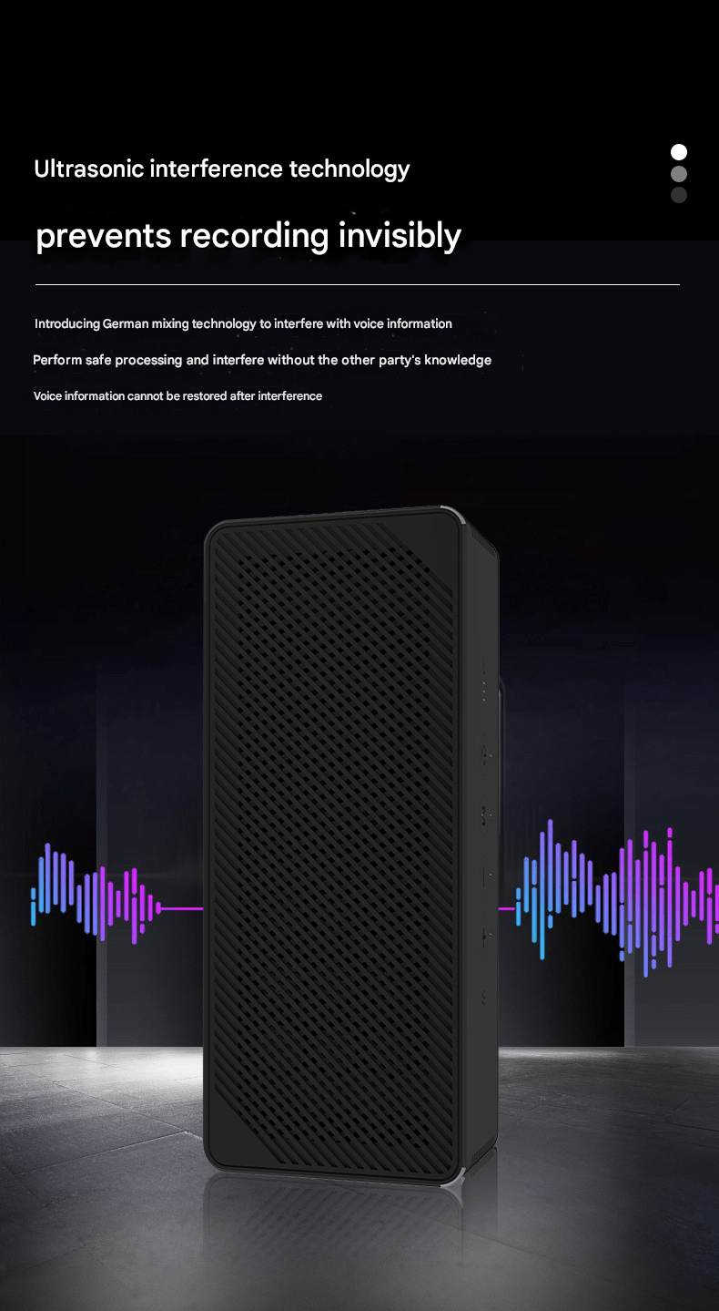 Tri - Shield Anti - Spy SystemMilitary Guard,195×81×48mm 270° Recording Block,Tri - Mode Activation,Intelligent Detection - URANBATO