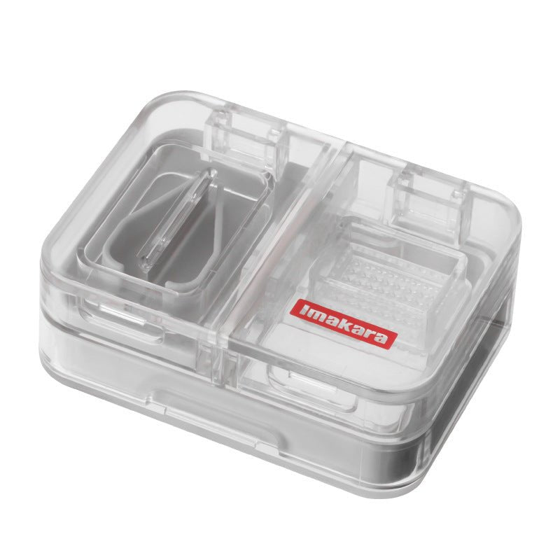 URANBATO Convenient medicine cutter and grinder compartment medicine box, moisture - proof sealed medicine box, medicine cutting + grinding + compartment medicine storage - URANBATO