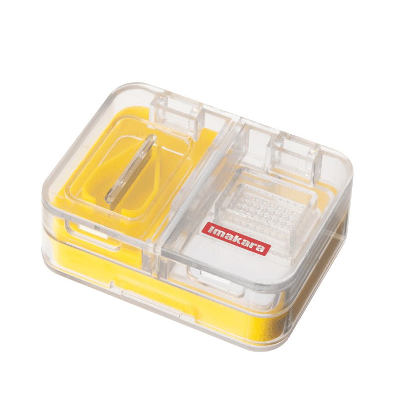 URANBATO Convenient medicine cutter and grinder compartment medicine box, moisture - proof sealed medicine box, medicine cutting + grinding + compartment medicine storage - URANBATO